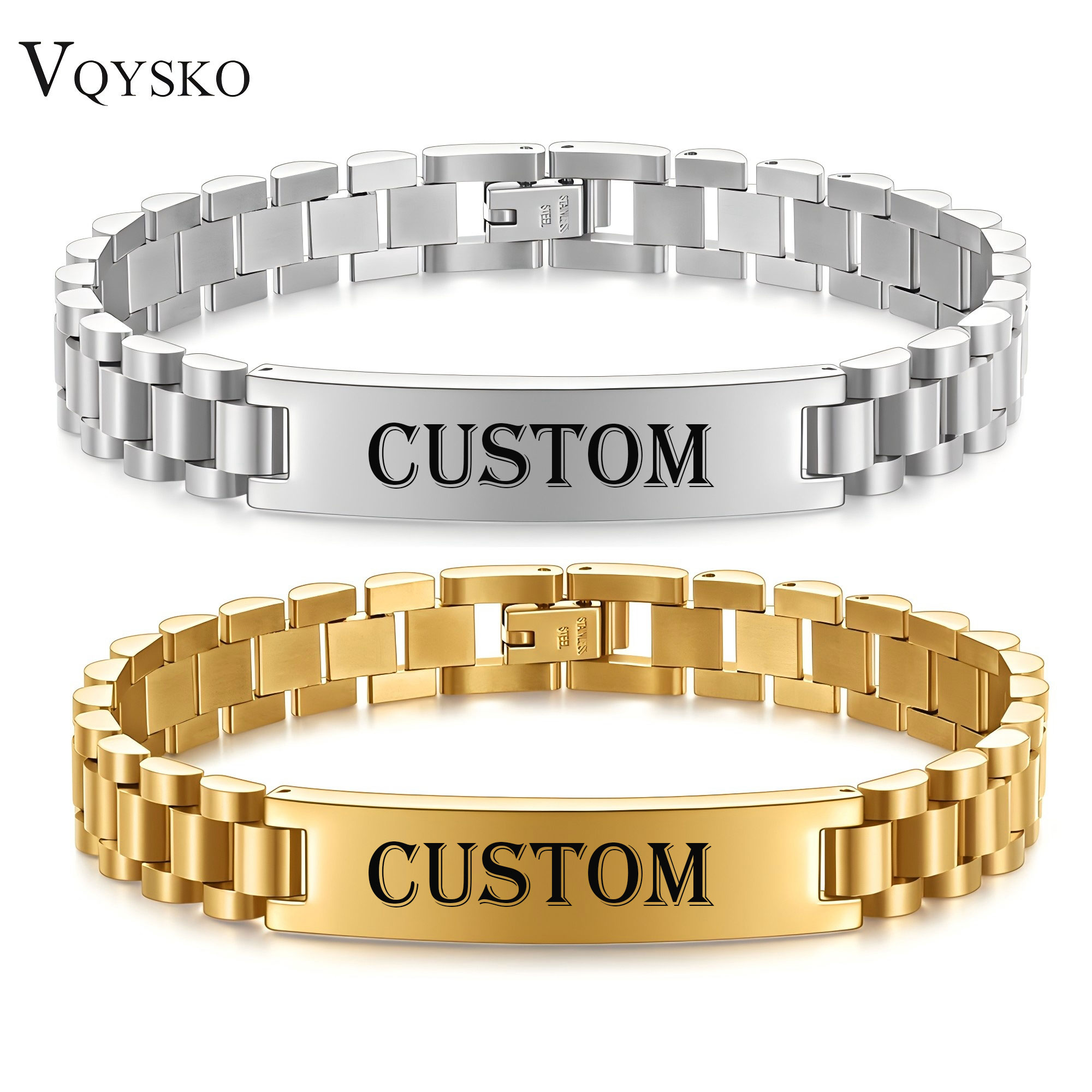 Jewelry Type Watches - Moda relógio corrente 10mm pulseira de