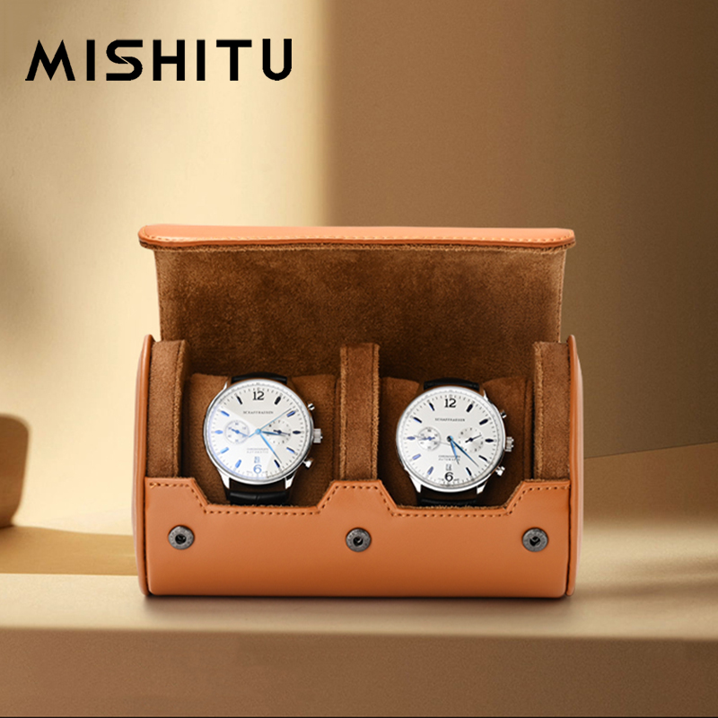 Jewelry Watches Men - Mishitu 1/2/3-slot relógio de armazenamento rolo