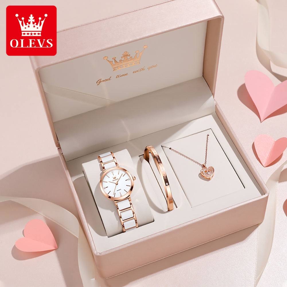 Jewelry Bracelet Watches - Olevs relógio feminino 5877 luxo elegante