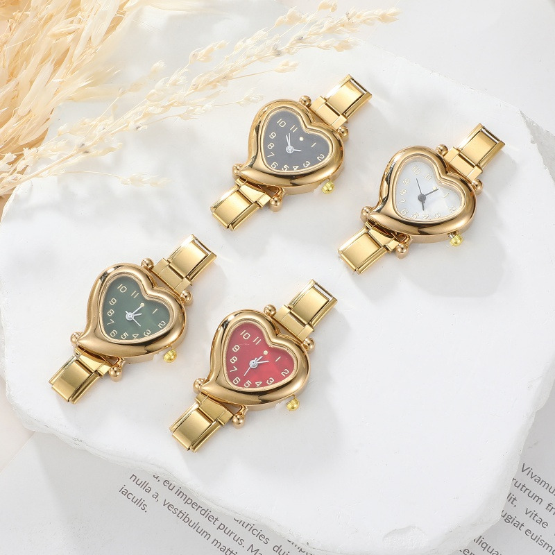 Jewelry Type Watches - Moda relógio conector de aço inoxidável