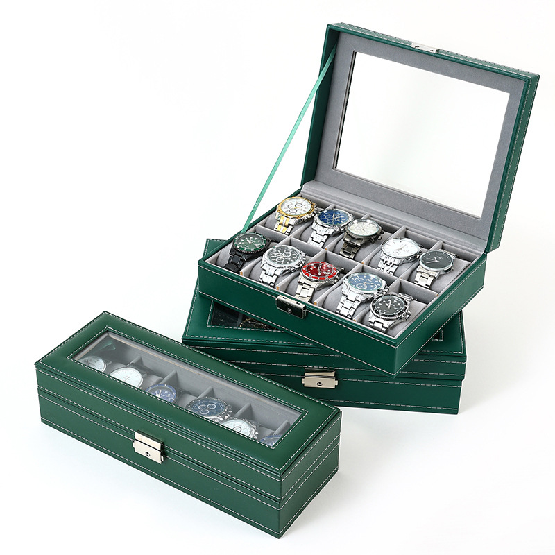 Jewelry And Watches Exhibition - Vansiho moda verde/bege/cinza cor 6/10/12 slots