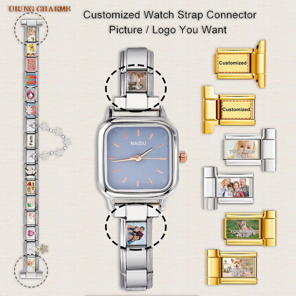 Jewelry Watches Men - 1 par de logotipo de imagem