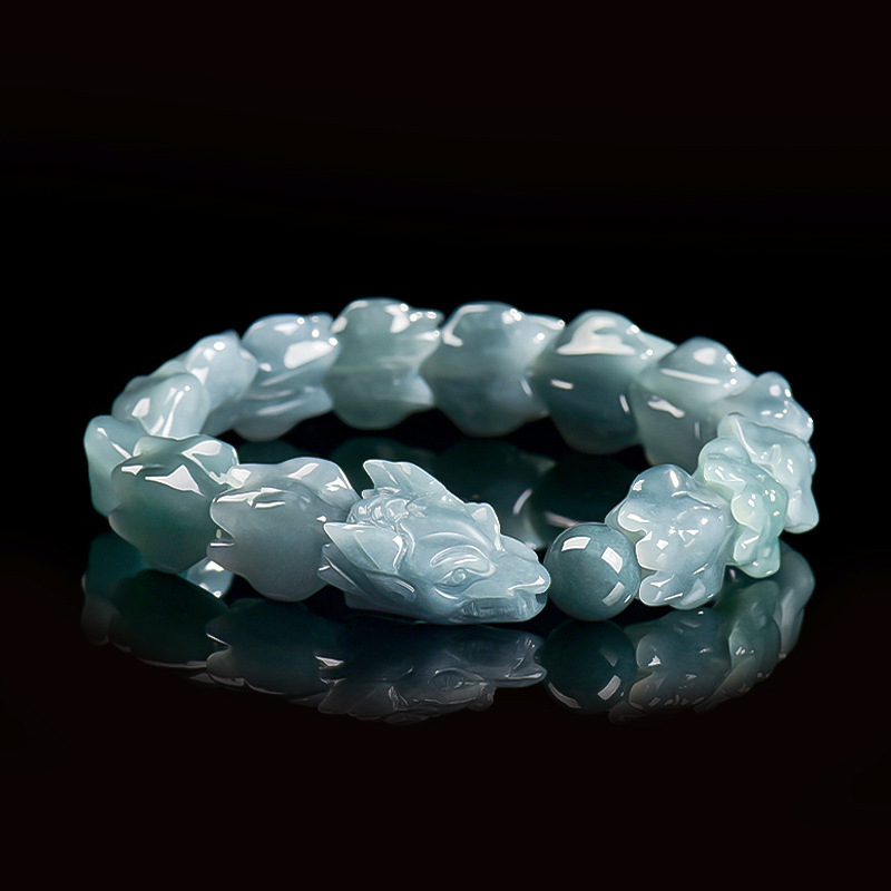 Jewelry & Watches Bench - Pulseira de Jade Birmanês Azul com