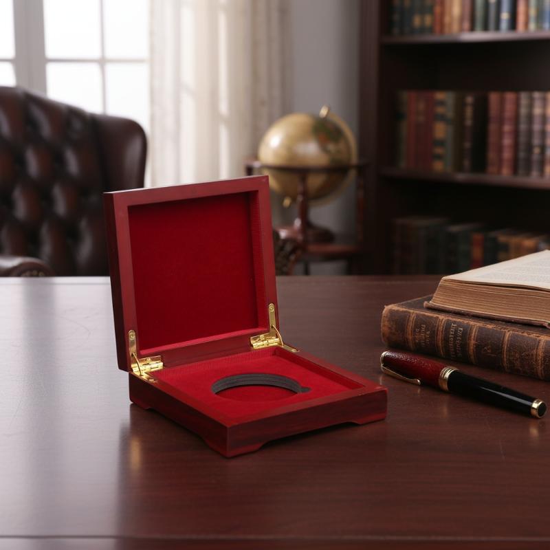 Collectors Coins Jewelry & Watches Of Smithtown Reviews - Caixa Organizadora de Moedas de Madeira