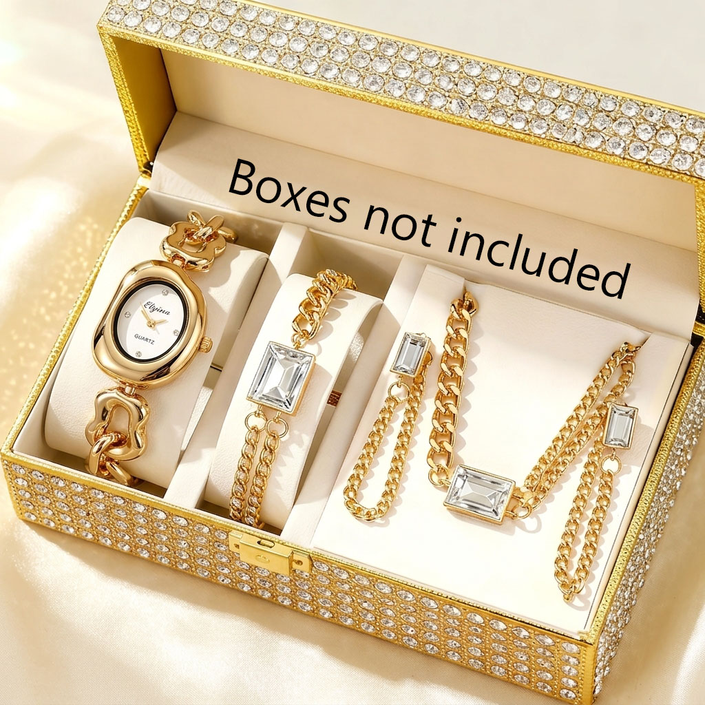 Jewelry Clasp Watches - Conjunto de joias com relógio de
