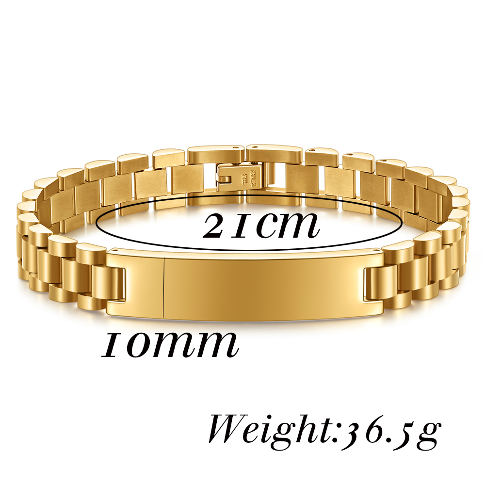 Moda relógio corrente 10mm pul - Jewelry Type Watches avaliação e preço
