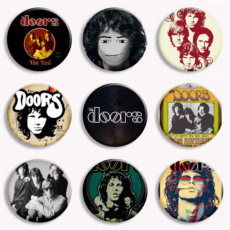 Vintage rock n roll band as po - Vintage Brooch Pin avaliação e preço
