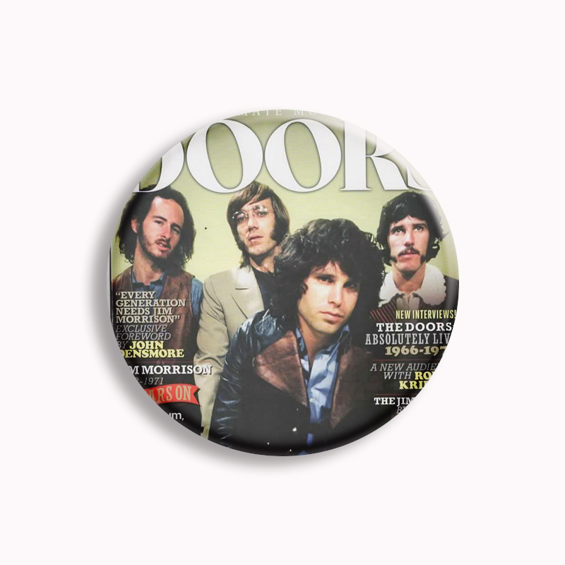 Vintage rock n roll band as po - Vintage Brooch Pin avaliação e preço