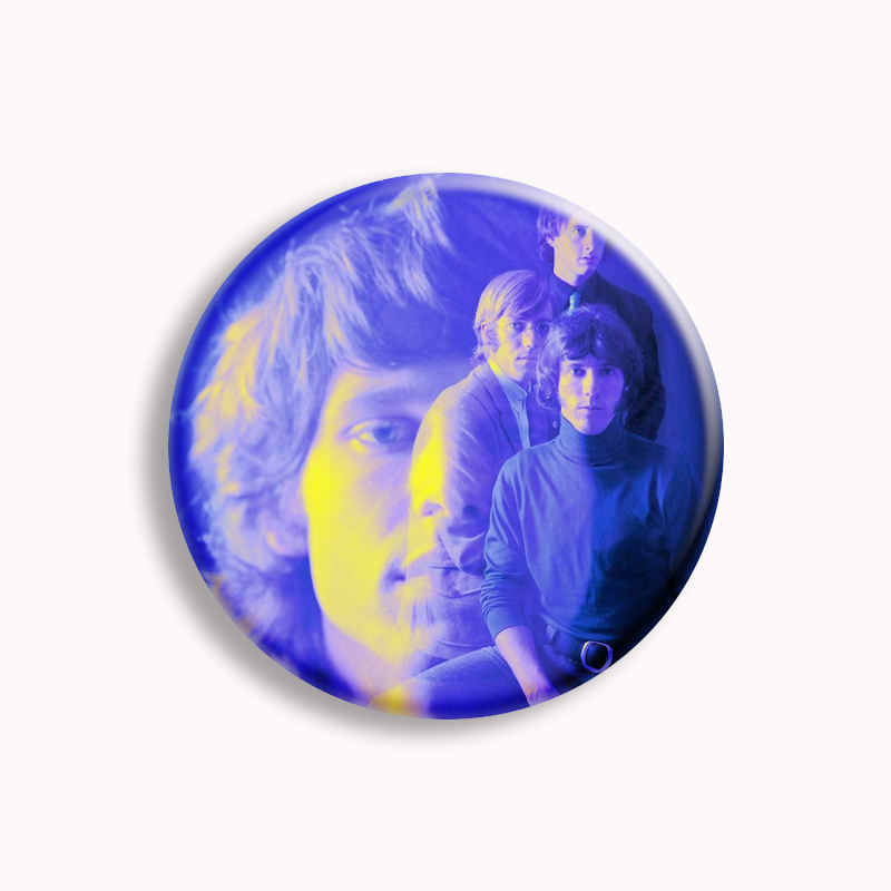 Vintage rock n roll band as po - Vintage Brooch Pin avaliação e preço