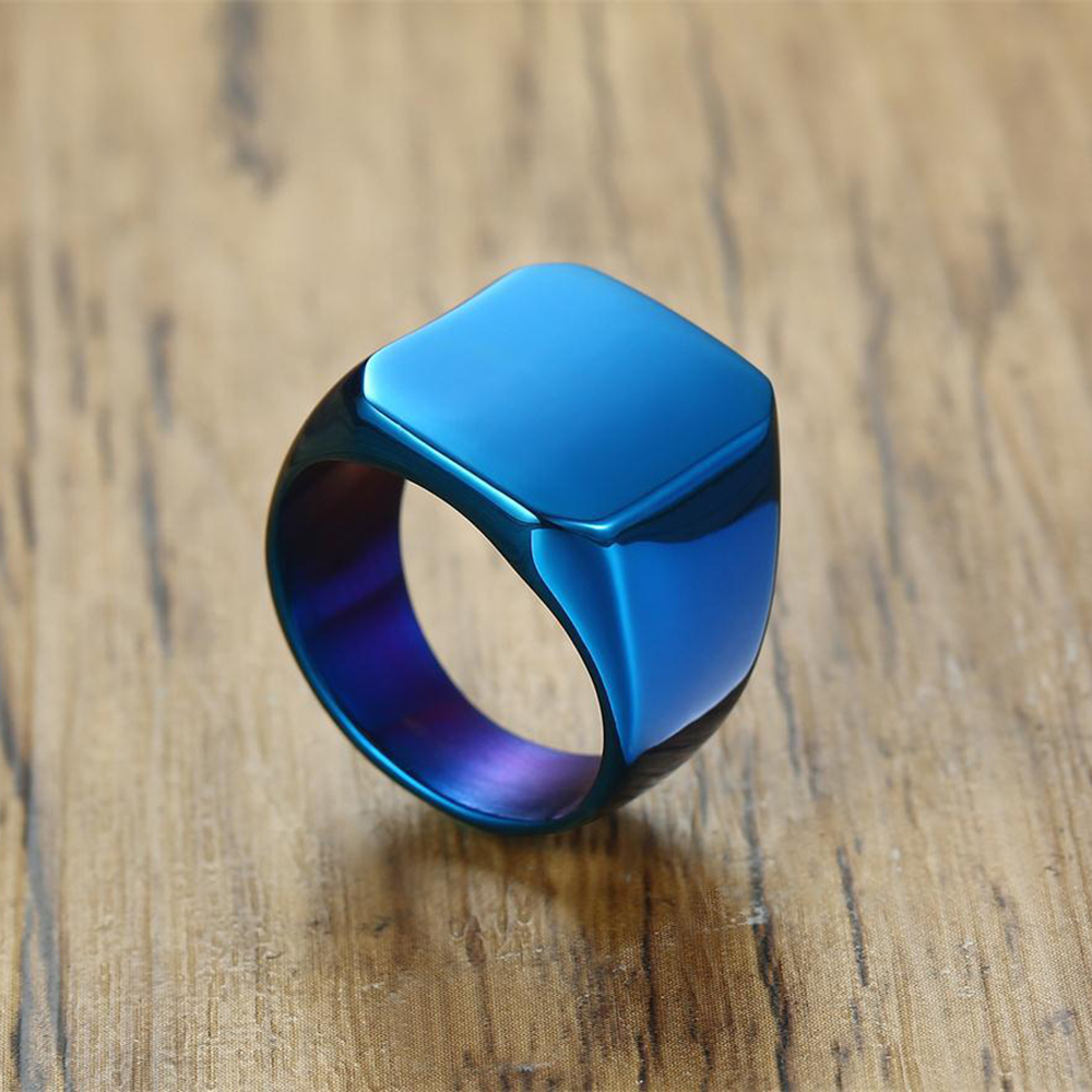 Livre Gravar Nova Prata/Ouro/P - Mens Signet Ring avaliação e preço