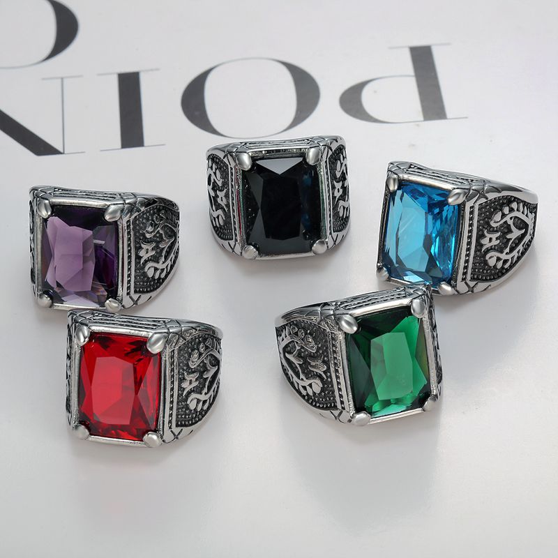 Anel de Sinete em Aço Inoxidáv - Mens Signet Ring avaliação e preço
