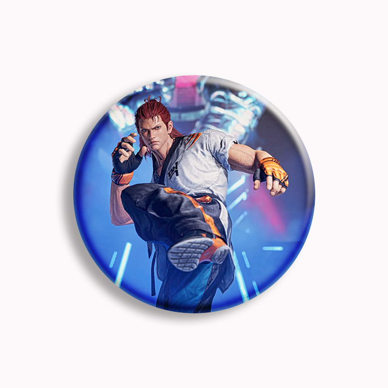 Jogo quente tekken 8 personage - Vintage Brooch Pin avaliação e preço