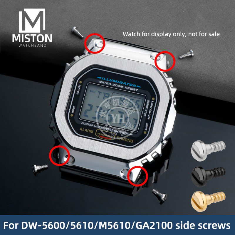 Metal Bisel Parafusos para Cas - Casio Watch G-Shock Ga-2100 avaliação e preço