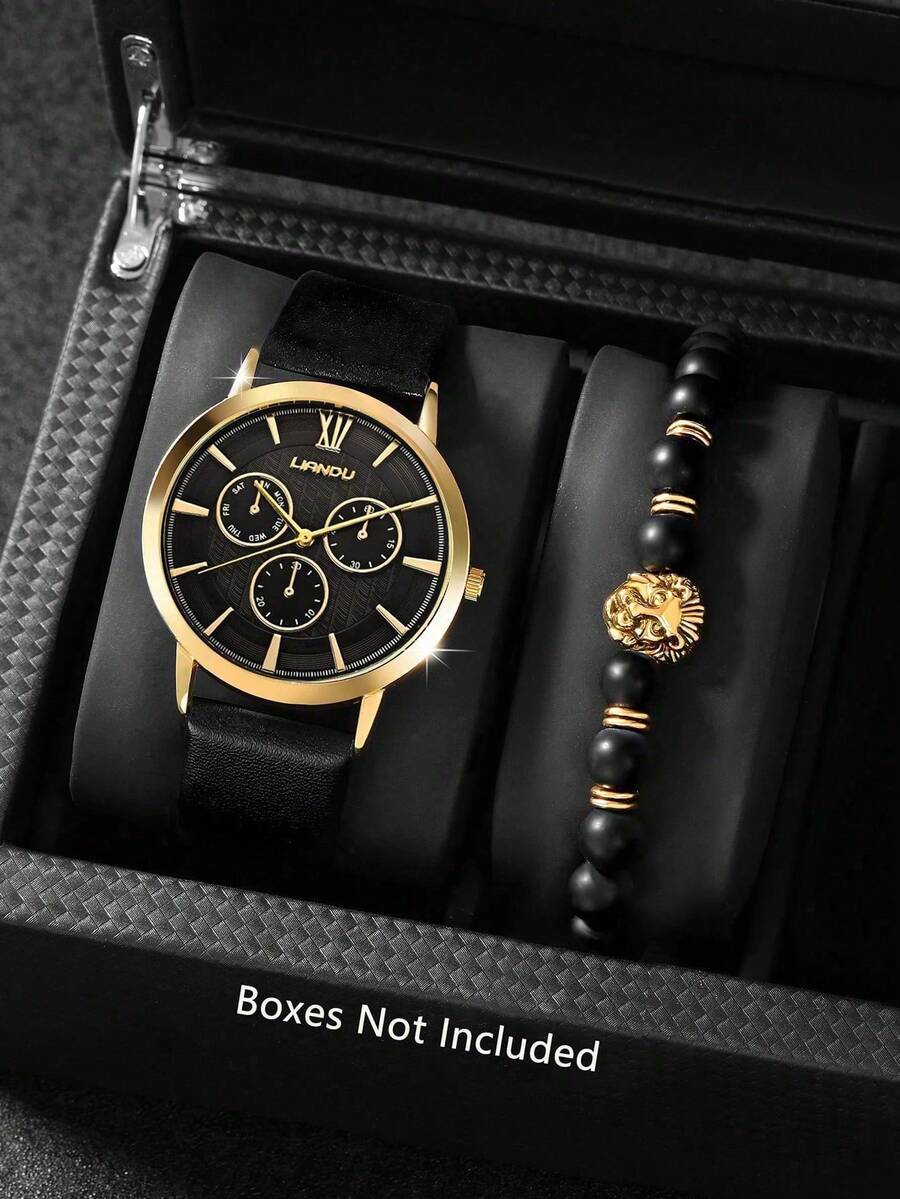 Conjunto de relógio masculino  - Jewelry Bracelet Watches avaliação e preço