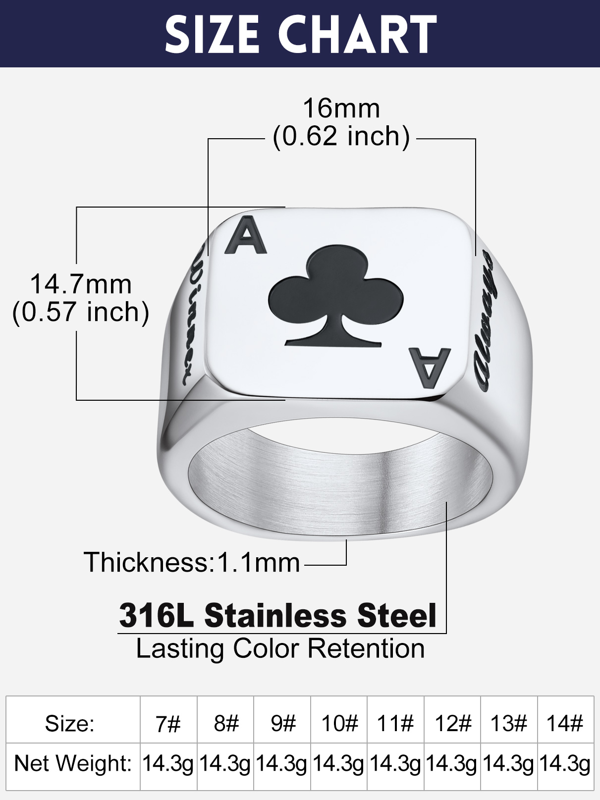 U7 personalizado retângulo qua - Mens Signet Ring avaliação e preço