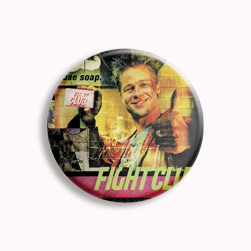 Filme clássico Fight Club Sabã - Vintage Brooch Pin avaliação e preço