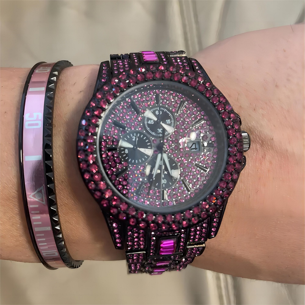 Venda quente relógio de gelo v - Jewelry Type Watches avaliação e preço
