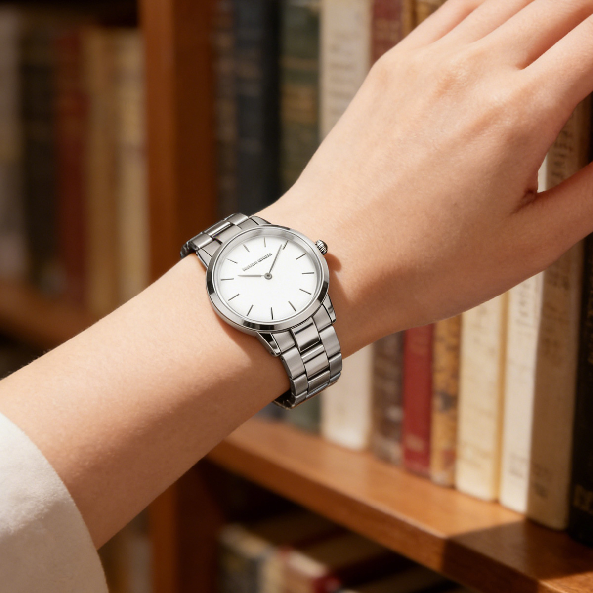 Relógio feminino de aço inoxid - Jewelry Clasp Watches avaliação e preço