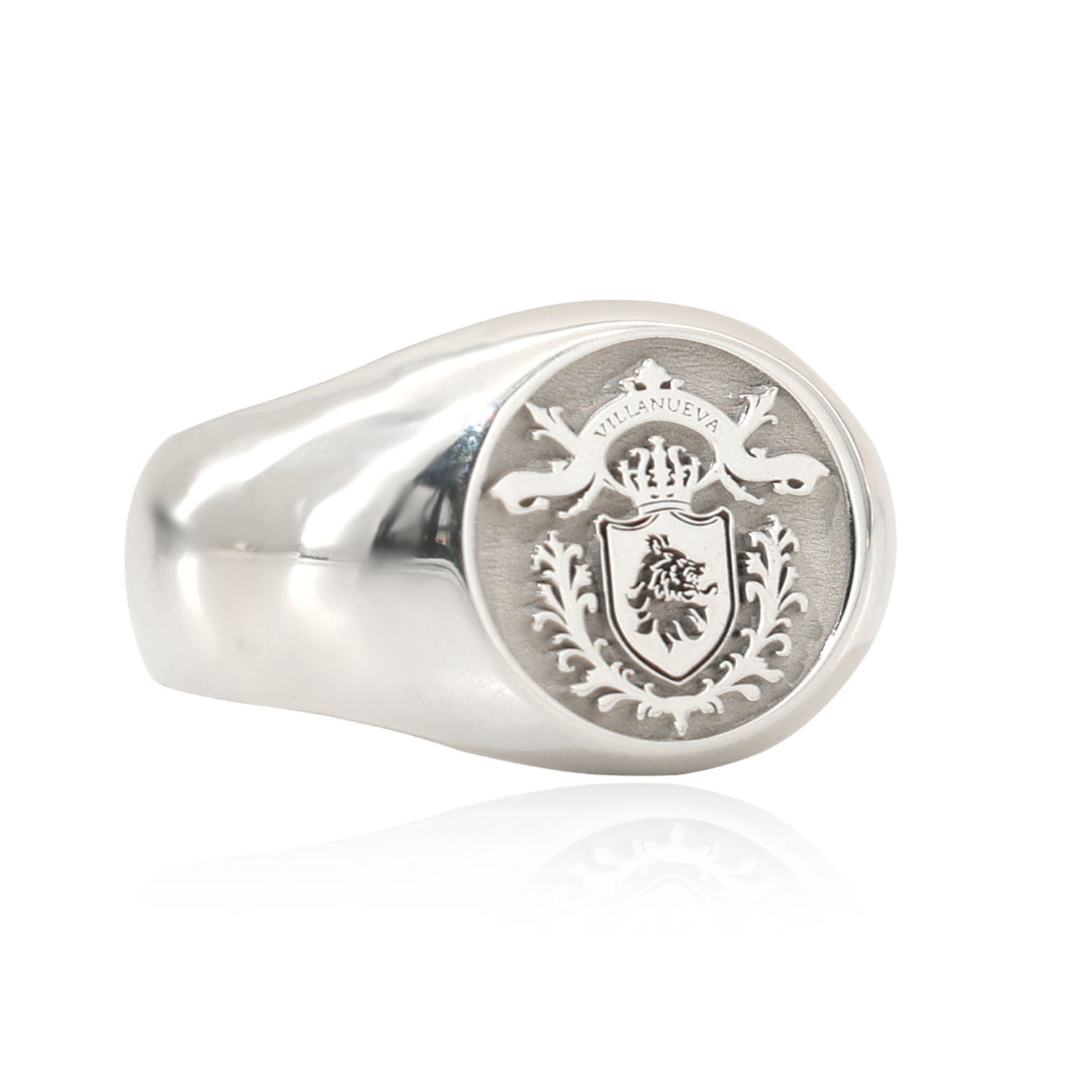 Anel Masculino Redondo de 17mm - Mens Signet Ring avaliação e preço