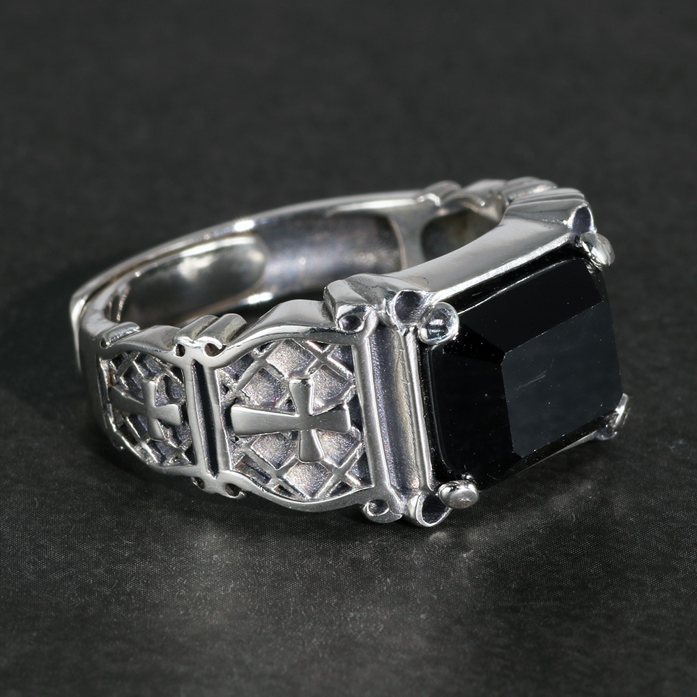 Vintage punk prata 925 jóias s - Mens Signet Ring avaliação e preço